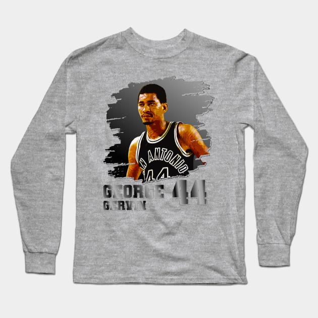 George gervin || 44 Long Sleeve T-Shirt by Aloenalone